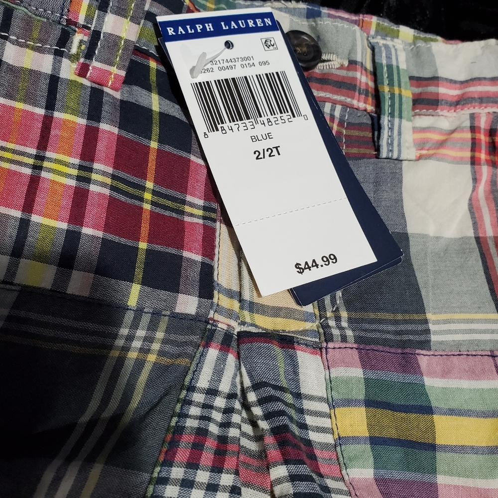 Toddler boys polo shorts
